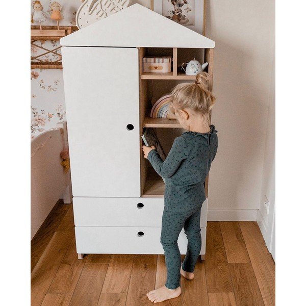 Dulap pentru copii Bellamy Amsterdam West, alb-image-4