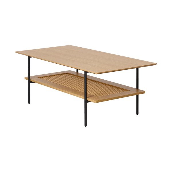Măsuță de cafea în culoare naturală cu aspect de lemn de stejar 55x110 cm Pensacola – Unique Furniture