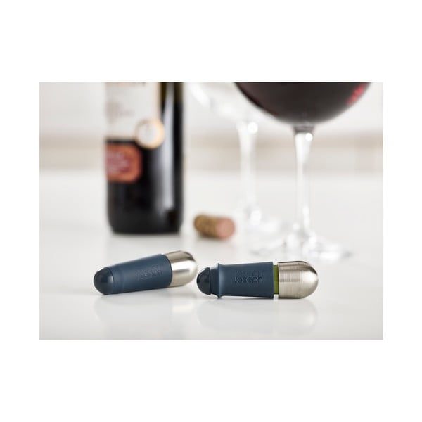 Dop pentru sticle de vin din oțel inoxidabil BarWise – Joseph Joseph-image-2