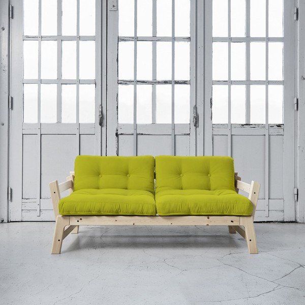 Canapea extensibilă Karup Step Natural/Pistacio-image-1