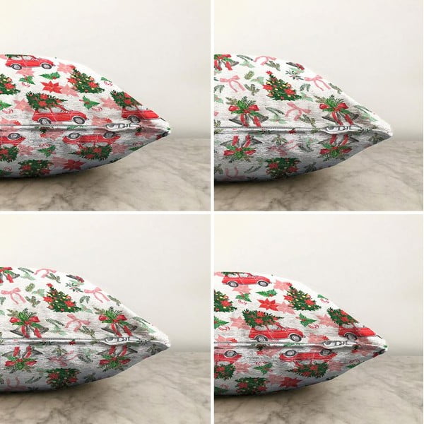 Fețe de pernă 4 buc. din material textil 43x43 cm  cu model de Crăciun – Mila Home-image-2