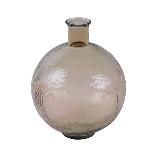 Vază din sticlă reciclată Ego Dekor Artemis, înălțime 42 cm, maro