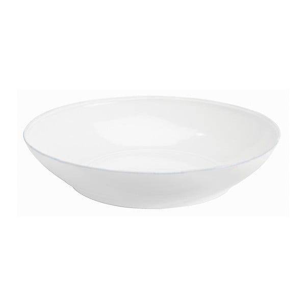 Bol ceramică pentru salată Costa Nova Friso, Ø 34 cm, alb