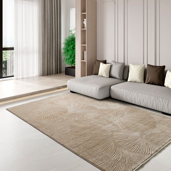 Covor bej 200x290 cm Ona – Universal-image-1