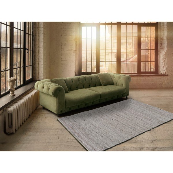 Covor din plastic reciclat Universal Cinder, 60 x 110 cm, bej deschis-image-1