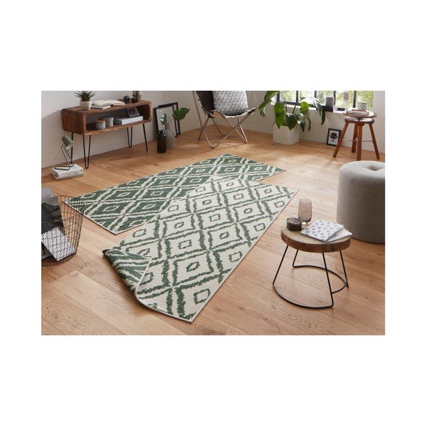 Covor adecvat pentru exterior NORTHRUGS Rio, 80 x 350 cm, verde - alb-image-4