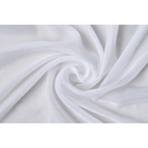Perdea albă din voal 140x245 cm Crush – Mendola Fabrics-image-2