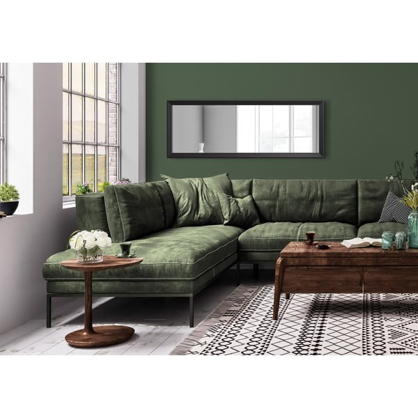 Oglindă de perete neagră 47x147 cm Paris - Styler -image-1