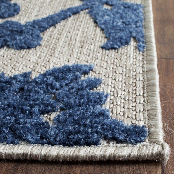 Covor potrivit pentru exterior Safavieh Wellington, 340 x 243 cm, alb - albastru-image-2