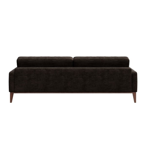 Canapea MESONICA Musso Tufted, maro închis, 210 cm-image-2