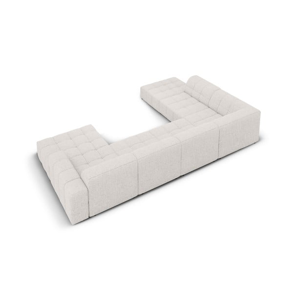 Colțar gri deschis (colț pe stânga/în formă de "U") Chicago – Cosmopolitan Design-image-4