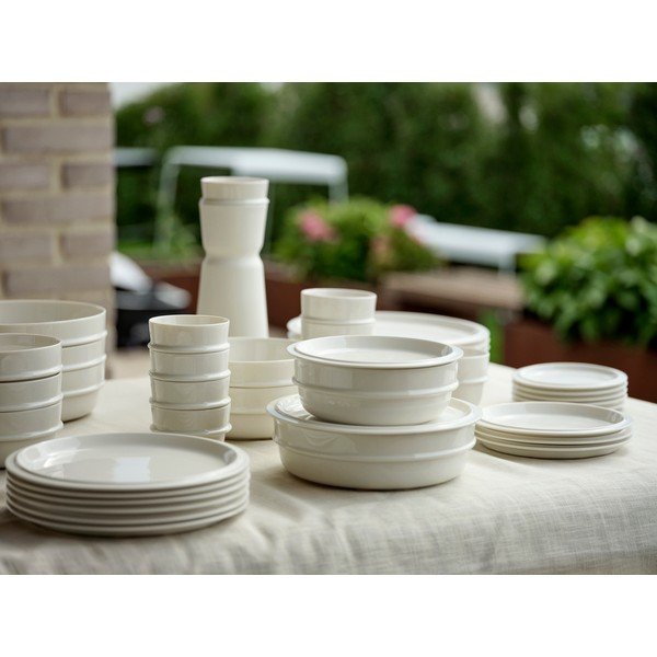 Bol mic crem pentru supă din porțelan 900 ml Eau – Zone-image-4