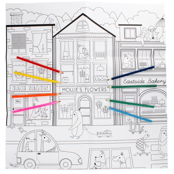 Cărți de colorat On Our Street – Rex London-image-2