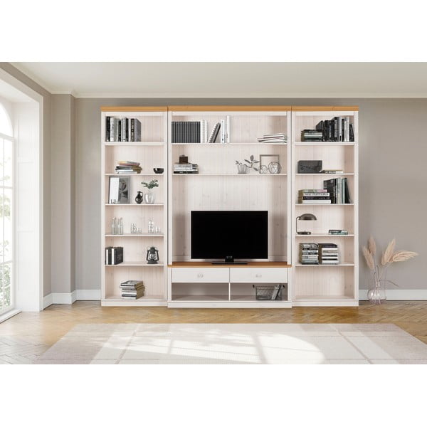 Set TV alb din lemn de pin 288x223 cm Anita – Støraa-image-1