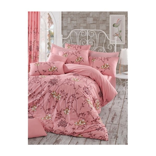 Lenjerie de pat, roz, Carmen 200x220 cm