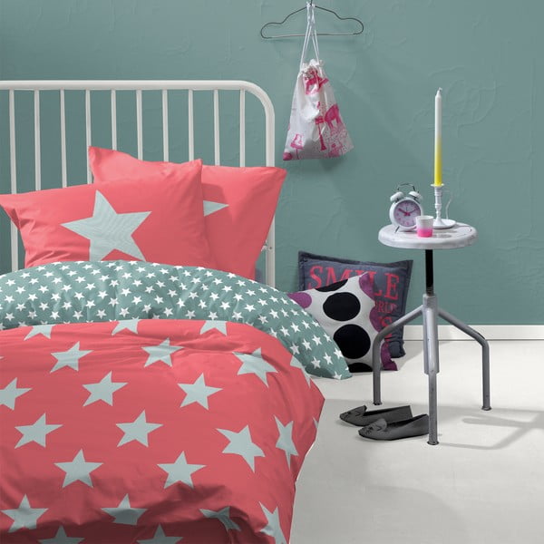 Lenjerie de pat pentru copii Orion, roz 120x150 cm