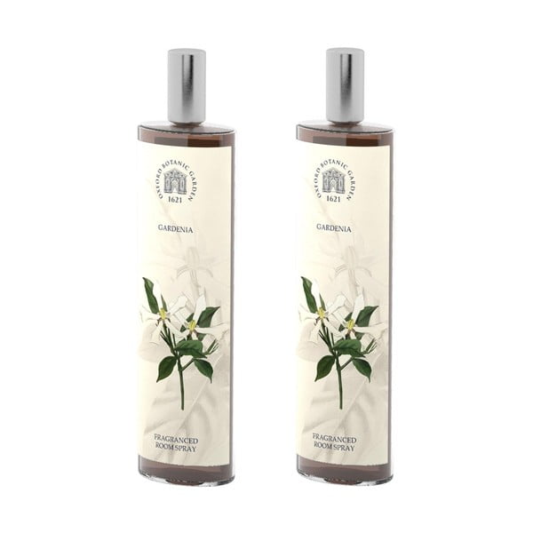 Set 2 spray-uri parfumate de interior cu aromă de gardenie Bahoma London Fragranced, 100 ml