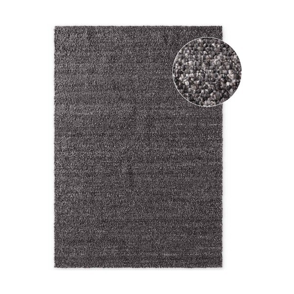 Covor gri închis țesut manual din material bouclé 160x230 cm Notting Hill Portobello – Ted Baker