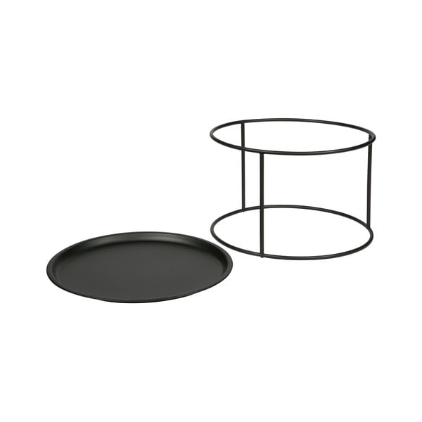 Măsuță de cafea WOOOD Ivar L, Ø 56 cm, negru-image-3