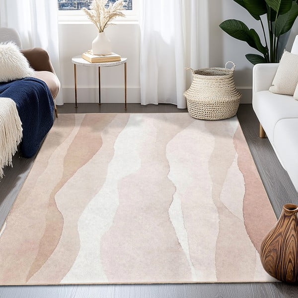 Covor crem lavabil 160x230 cm Komodo Beach – Mila Home-image-4