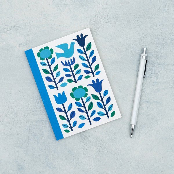 Agendă Rex London Folk Dove, format A6-image-1