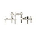 Sfeșnice 3 buc. din metal BMF – STOFF Nagel