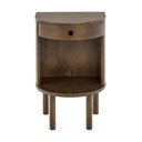 Noptieră în culoare naturală închisă cu aspect de lemn de stejar Paron – Actona