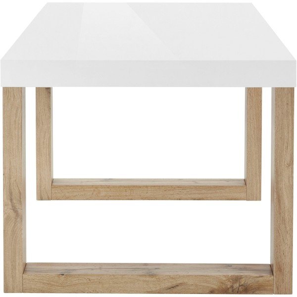 Masă de dining albă 90x160 cm Solid – Støraa-image-4