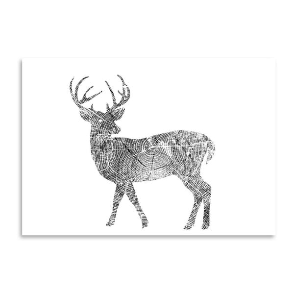 Poster Americanflat Deer, 30 x 42 cm