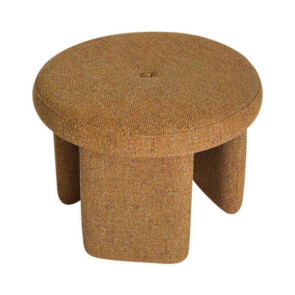 Taburet galben muștar Rocco – Hübsch-image-2