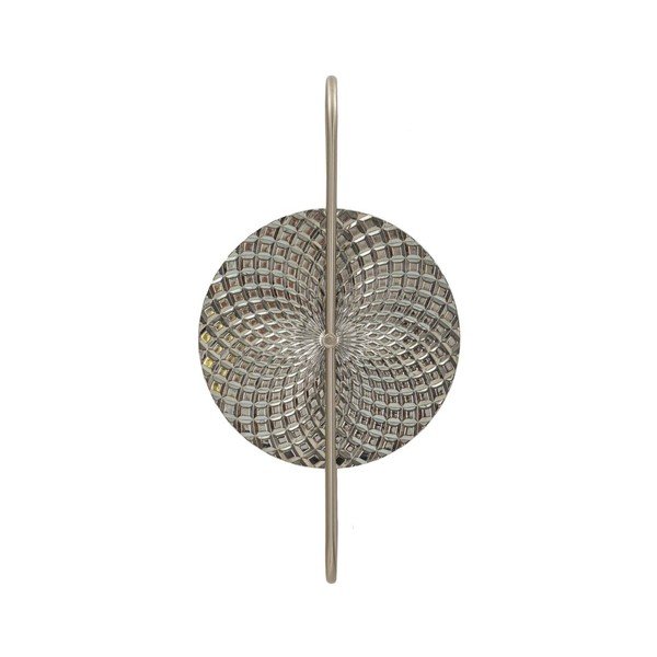Aplică de perete argintie din metal Silvery – Mauro Ferretti-image-4