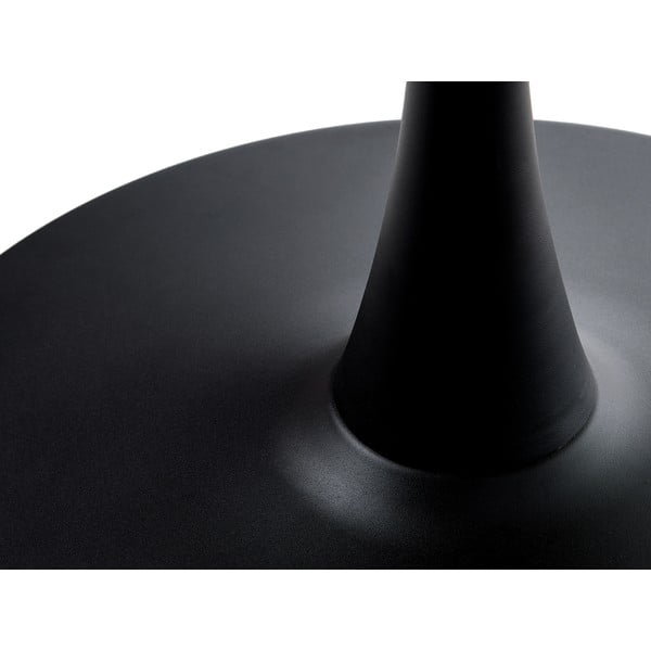 Masă de dining rotundă cu blat cu aspect de lemn de stejar ø 100 cm Cesura – Unique Furniture-image-2