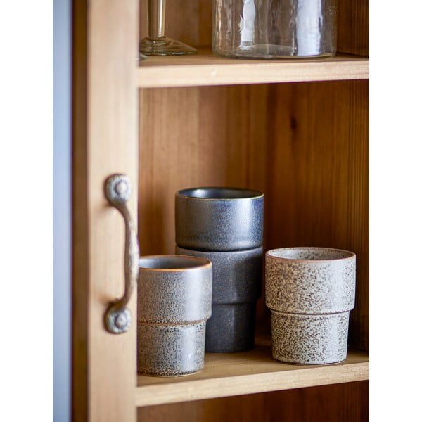 Cești maro 4 buc. pentru espresso din gresie 150 ml Ewan – Bloomingville-image-2