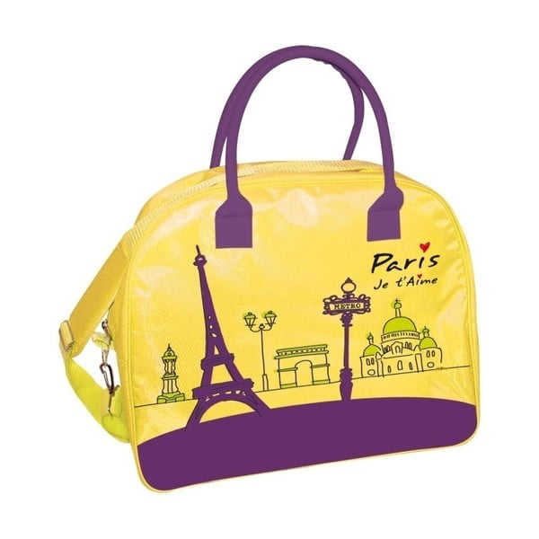 Geantă de călătorie Incidence Paris, galben