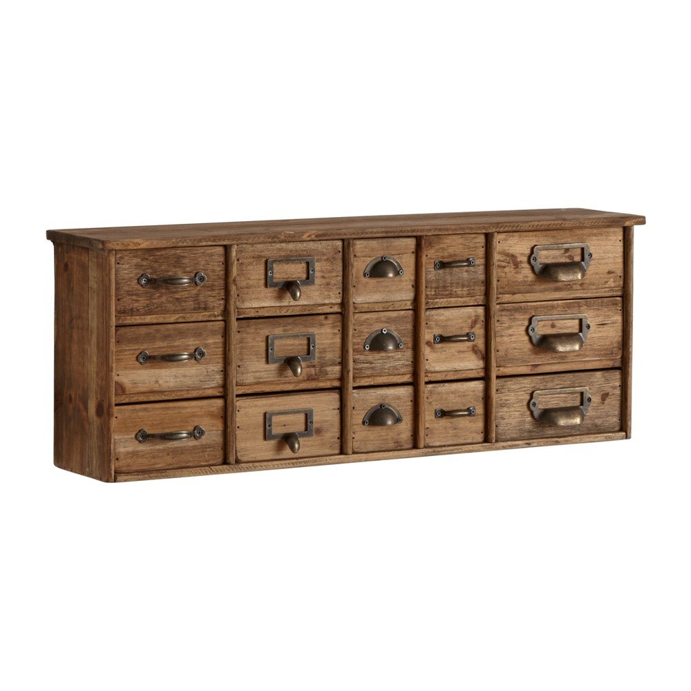 Comodă în culoare naturală deschisă din lemn de pin suspendată 67x25x14 cm Klas – Ellos Home
