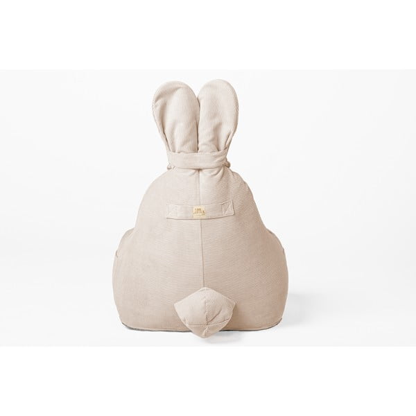 Fotoliu puf pentru copii bej Funny Bunny – The Brooklyn Kids-image-4