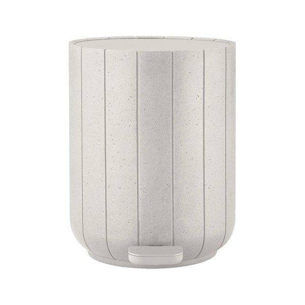 Coș de gunoi crem cu pedală din polirășină 3 l Kua – Blomus