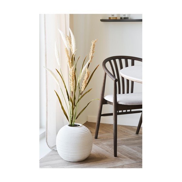 Scaun de dining maro închis cu cotiere din lemn de stejar Agustin – House Nordic-image-4