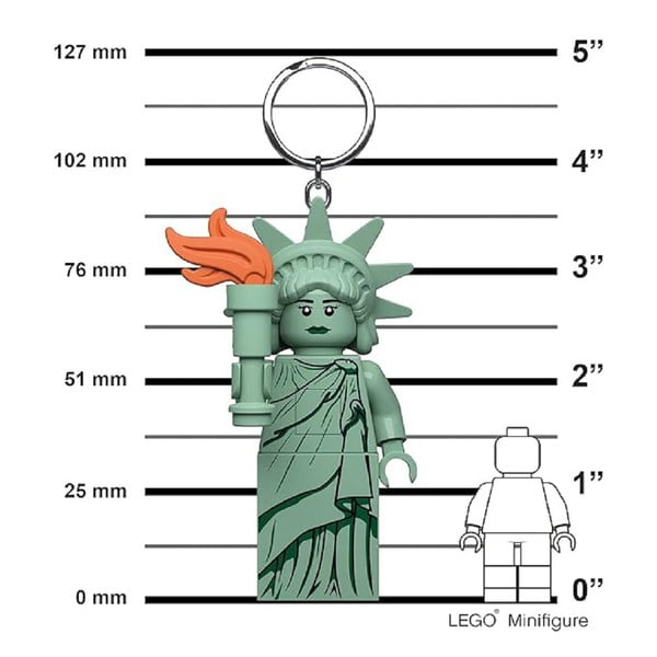 Breloc cu lanternă verde Statue of Liberty – LEGO®-image-3