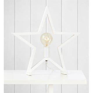 Decorațiune luminoasă din lemn Markslöjd Marta, înălțime 42 cm, alb