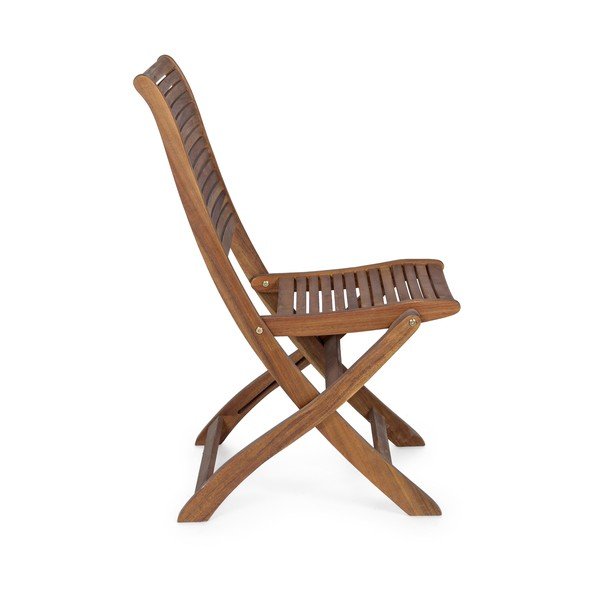 Scaun de grădină în culoare naturală din lemn masiv Noemi – Bizzotto-image-3