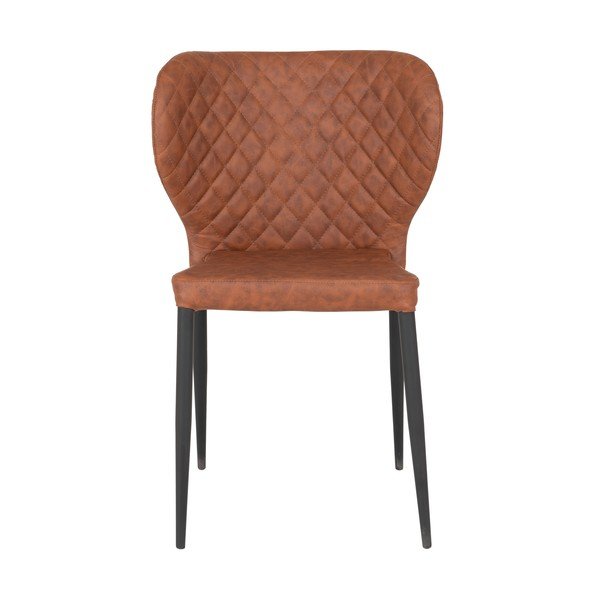 Scaune de dining maro coniac 4 buc. Pisa – House Nordic-image-3