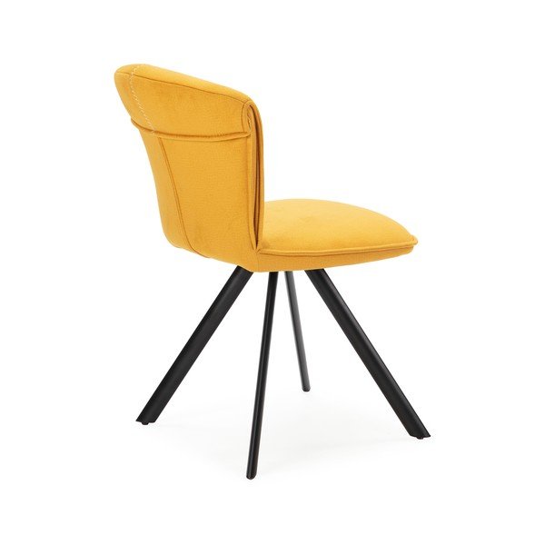 Scaune de dining galbene 2 buc. Simbra – Marckeric-image-3