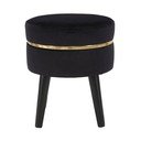 Scaun tapițat Mauro Ferretti Paris, negru