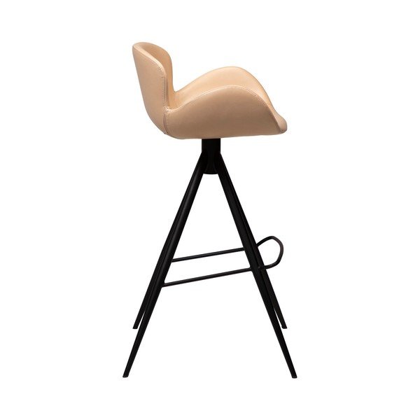 Scaun bar din piele ecologică DAN–FORM Denmark Gaia, înălțime 98 cm, maro deschis-image-2