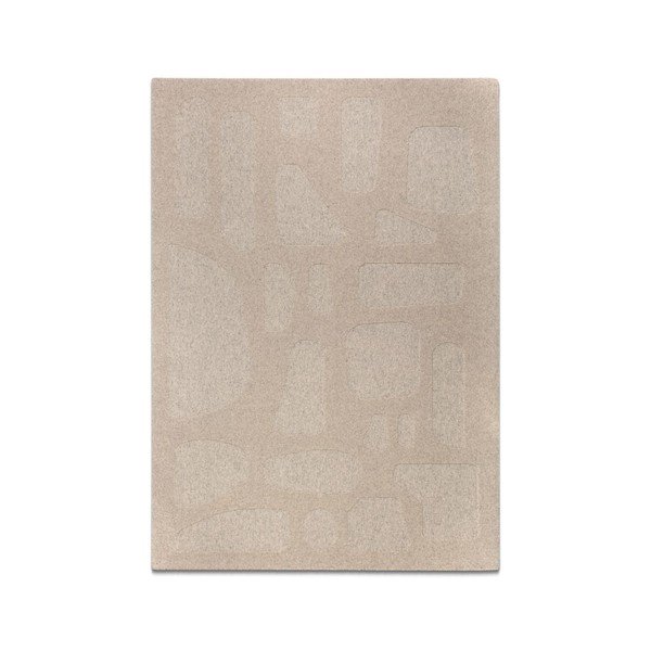 Covor taupe din lână 160x230 cm Archipelagio – Micadoni 
