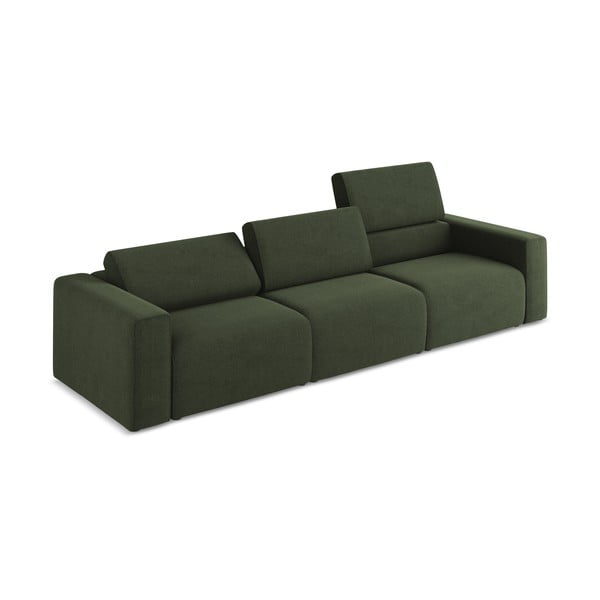 Canapea modulară verde 314 cm Kalea – Makamii-image-1