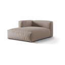 Modul pentru canapea modulară bej (cu colț pe partea stângă ) Martina – Micadoni Home