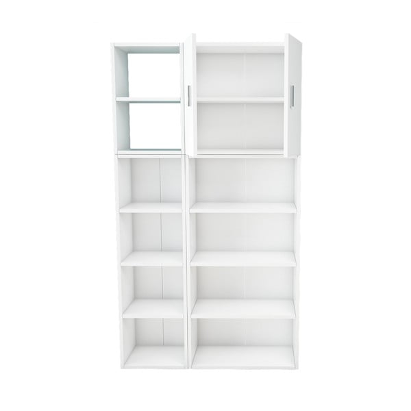 Bibliotecă Magenta Home Pure Vertical, lățime 96,8 cm, alb