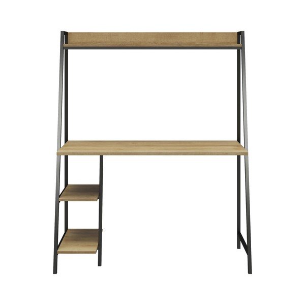 Birou de perete cu aspect de lemn de stejar 50x110 cm Bushwick – Novogratz